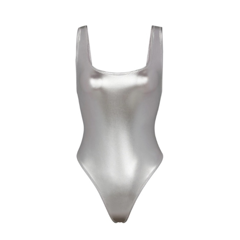 SKIMS Metallic Swim One Piece